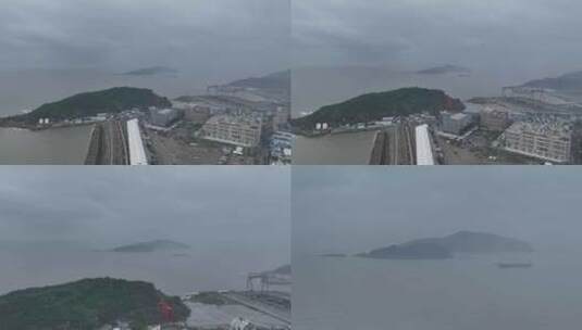 浙江台州海船修理厂高清在线视频素材下载