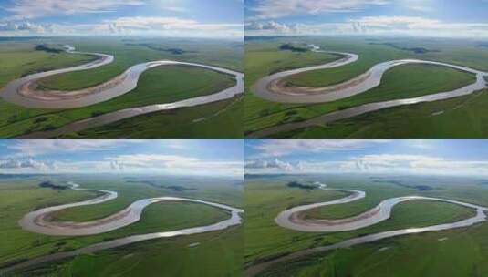 黄河湿地美景高清在线视频素材下载