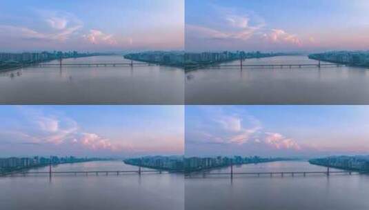 杭州西兴大桥延时高清在线视频素材下载