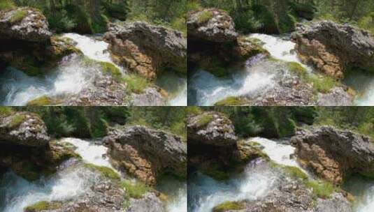 山间河流  自然景观溪流高清在线视频素材下载