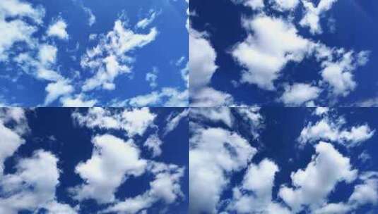 蓝天白云延时摄影素材高清在线视频素材下载