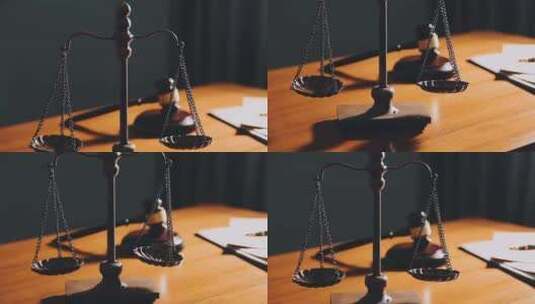律师与司法正义公平高清在线视频素材下载