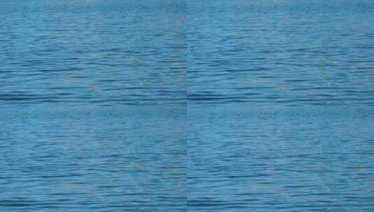 蓝色水波纹水面特写 拍摄时间高清在线视频素材下载
