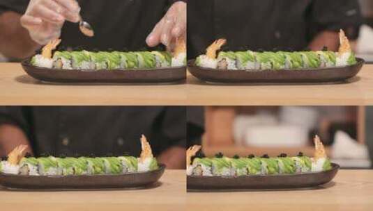 寿司制作高清在线视频素材下载
