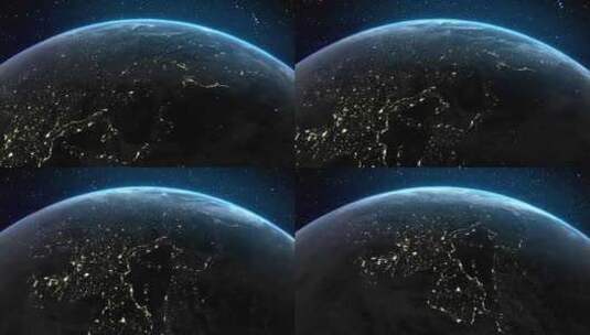 太空看地球高清在线视频素材下载