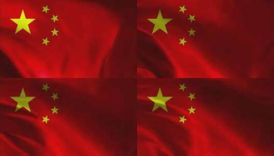 中国国旗3D视频高清在线视频素材下载