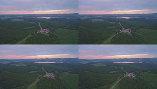 航拍自然森林高清在线视频素材下载