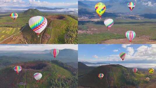 云南腾冲火山地质公园4K航拍高清在线视频素材下载