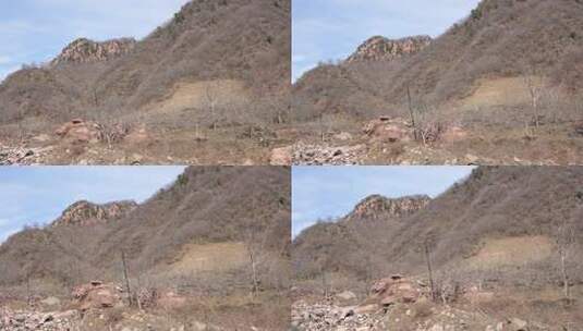 高山 山 山区 大山 太空 岩石高清在线视频素材下载