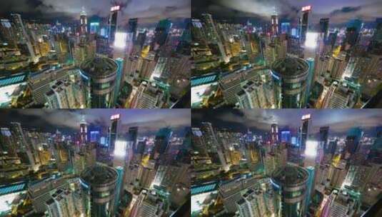 香港城市夜景高清在线视频素材下载