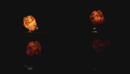 4k爆炸生成的多种火焰效果背景视频素材39高清在线视频素材下载