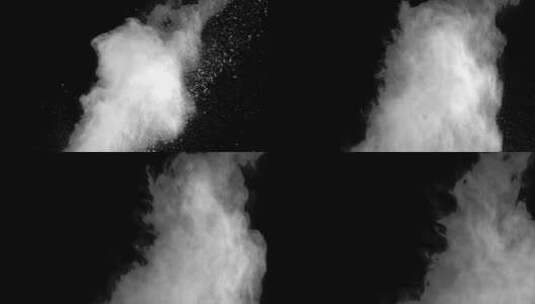 4K彩色粉尘爆炸喷射飞溅带Alpha   (27)高清在线视频素材下载