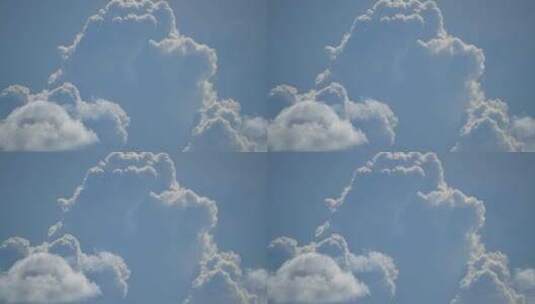 蓝天白云空镜头高清在线视频素材下载