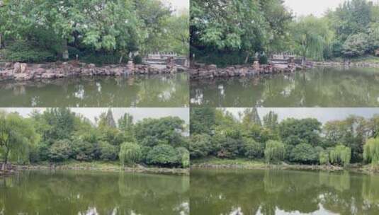 4k 中式园林风景特写高清在线视频素材下载