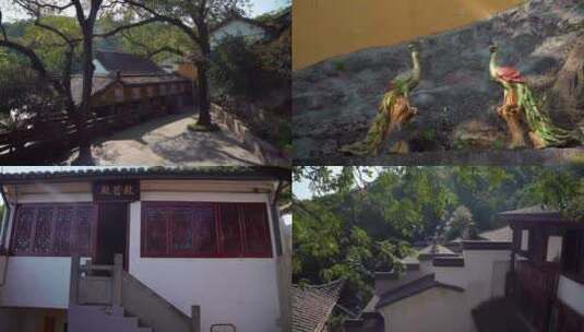 杭州宝石山抱朴道院建筑4K视频素材高清在线视频素材下载