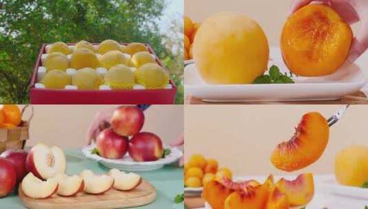新鲜桃子合集高清在线视频素材下载