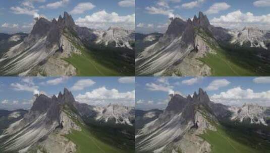 4K登峰登山高山雪山攀登云彩云朵高清在线视频素材下载