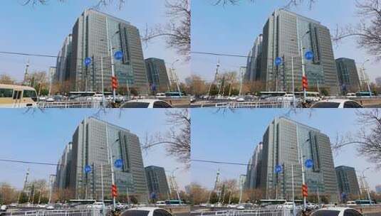 中国石化大楼高清在线视频素材下载