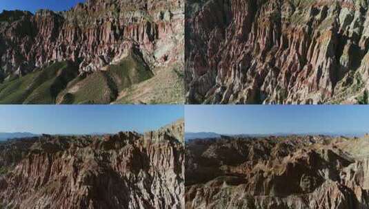 地质公园地貌航拍高清在线视频素材下载