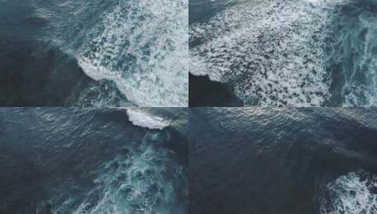 唯美海浪俯拍高清在线视频素材下载