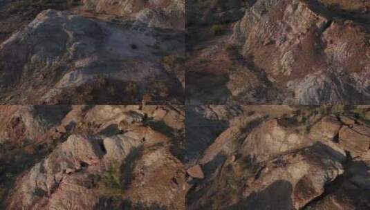 B新疆准噶尔盆地大漠戈壁3高清在线视频素材下载