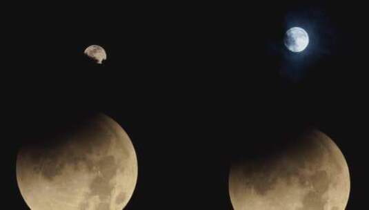 【合集】月亮星空 云层高清在线视频素材下载