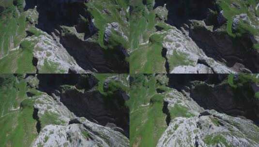 生态环境阿尔卑斯山自然全景景观高清在线视频素材下载