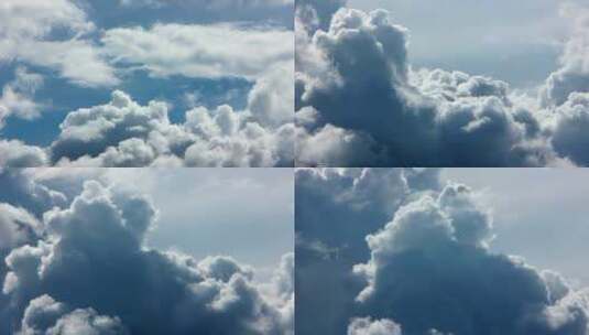 蓝天白云的视频高清在线视频素材下载