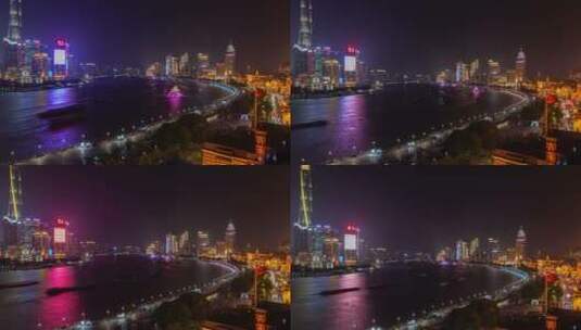 上海江城景观泛起高清在线视频素材下载