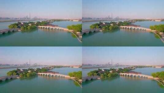 苏州李公堤城市宣传高清在线视频素材下载