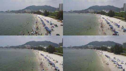 广东惠州巽寮湾沙滩 (3)高清在线视频素材下载