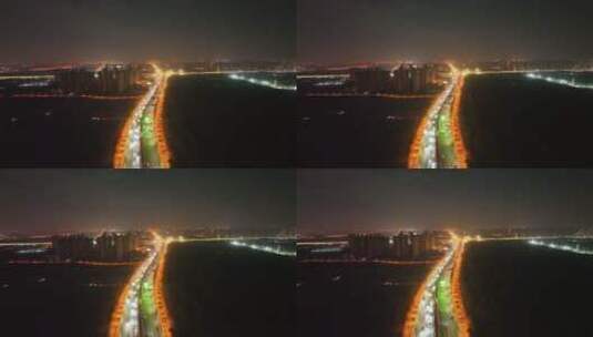 济阳路跨线桥高清在线视频素材下载