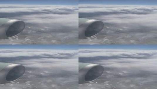 飞机上航拍 俯瞰雪山 藏区大气_1641高清在线视频素材下载