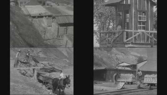 1918工业的早期场景高清在线视频素材下载