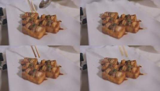 豆腐盒子出锅高清在线视频素材下载