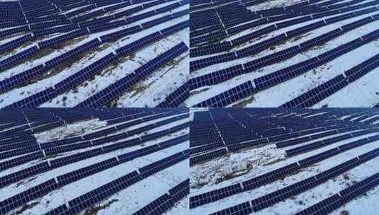 中国西部的太阳能发电场高清在线视频素材下载
