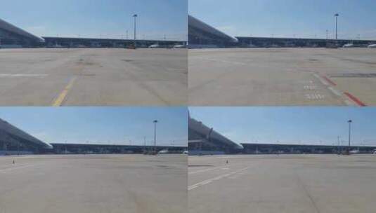航拍福建厦门高崎国际机场T4航站楼高清在线视频素材下载