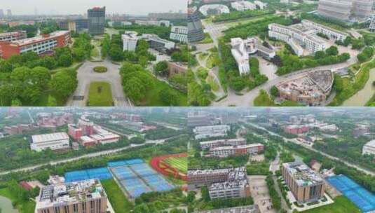 上海市闵行区华东师范大学闵行校区高校校园高清在线视频素材下载
