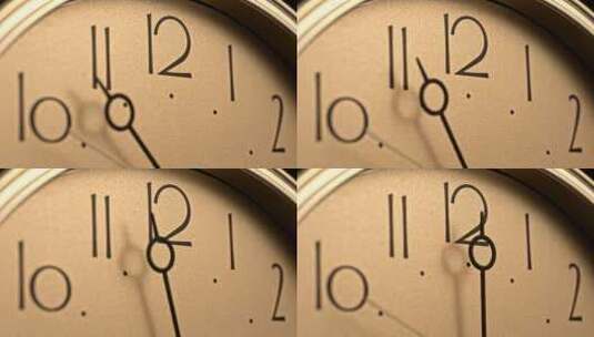 时钟机械表时针分针秒针指针转动延时摄影高清在线视频素材下载