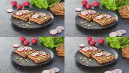 美味的三明治高清在线视频素材下载