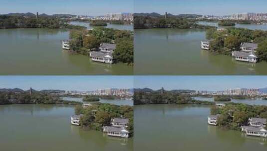 惠州西湖横移大景高清在线视频素材下载