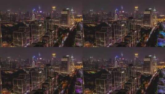 上海高速公路交通与中国城市延时高清在线视频素材下载
