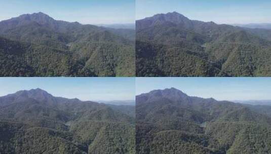 祖国大好河山肇庆鼎湖山5A景区蝴蝶湖航拍高清在线视频素材下载