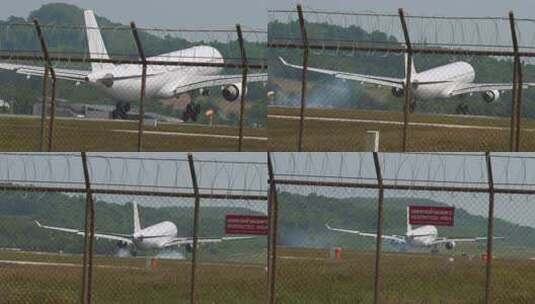 飞机起飞 航空公司 飞机特写高清在线视频素材下载