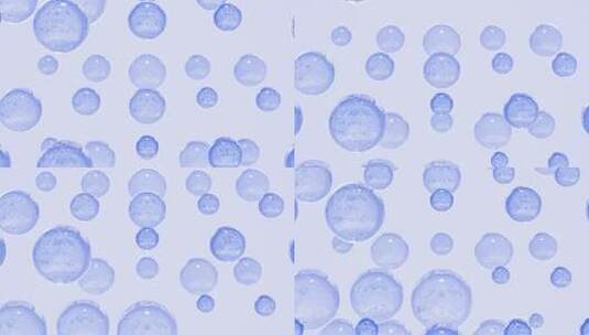 胜肽分子赖氨酸蓝色水分子虾青素高清在线视频素材下载