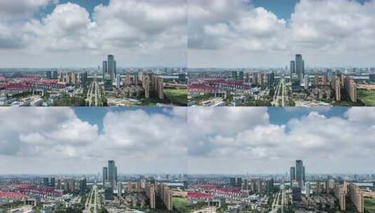 大气南昌航拍延时高清在线视频素材下载