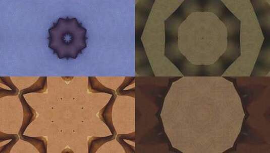 195  4K时尚彩色麻布万花筒背景高清在线视频素材下载