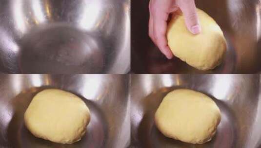 面团酥皮鸡蛋面粉高清在线视频素材下载