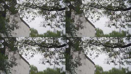 南浔古镇张静江故居建筑4K视频高清在线视频素材下载