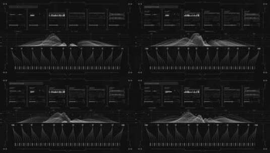 UI 科技界面 hud高清在线视频素材下载